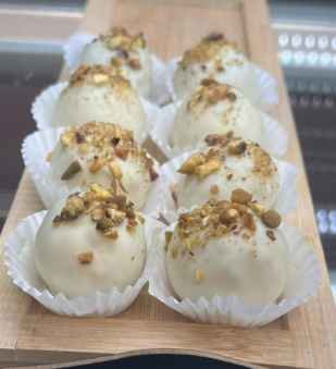 Pistachio Cake Truffles